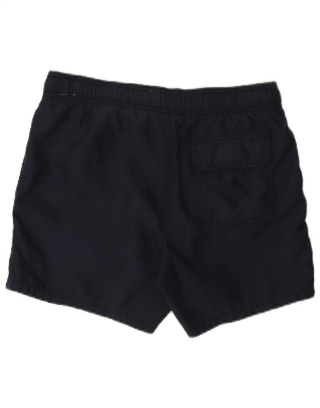 Shorts de banho masculino Abercrombie & Fitch pequeno poliéster azul marinho