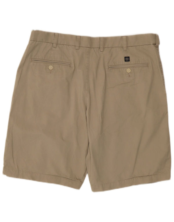 Shorts chino masculino Marks & Spencer W38 XL algodão bege