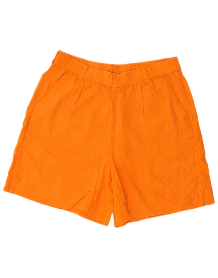 Shorts feminino Per Una Chino da MARKS & SPENCER Reino Unido 12 médio W32 laranja