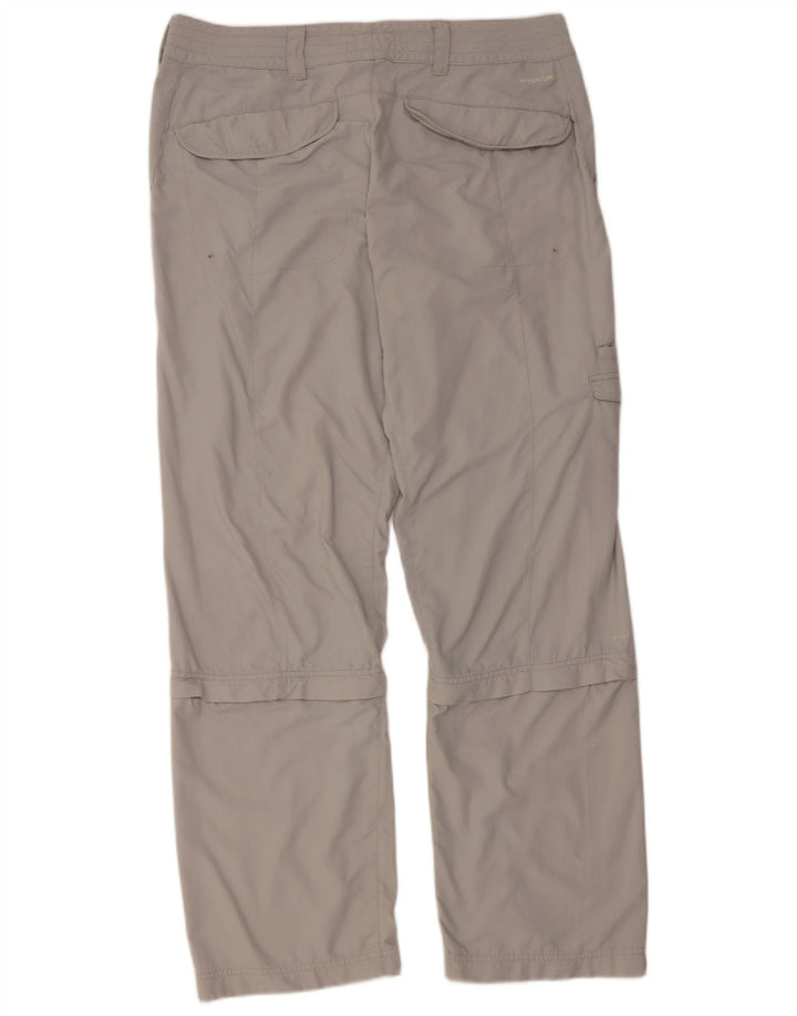 Calça cargo regular feminina COLUMBIA Titanium US 14 XL W36 L31 cinza