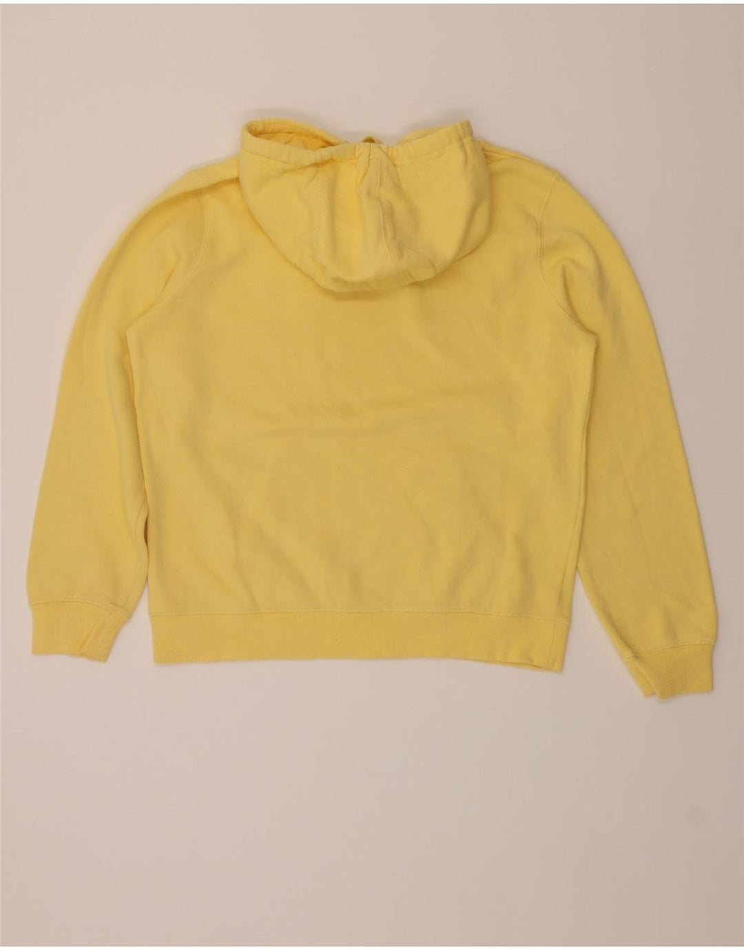 CHAMPION Mens Graphic Hoodie Jumper Large Yellow Cotton Vintage Champion and Second-Hand Champion from Messina Hembry 