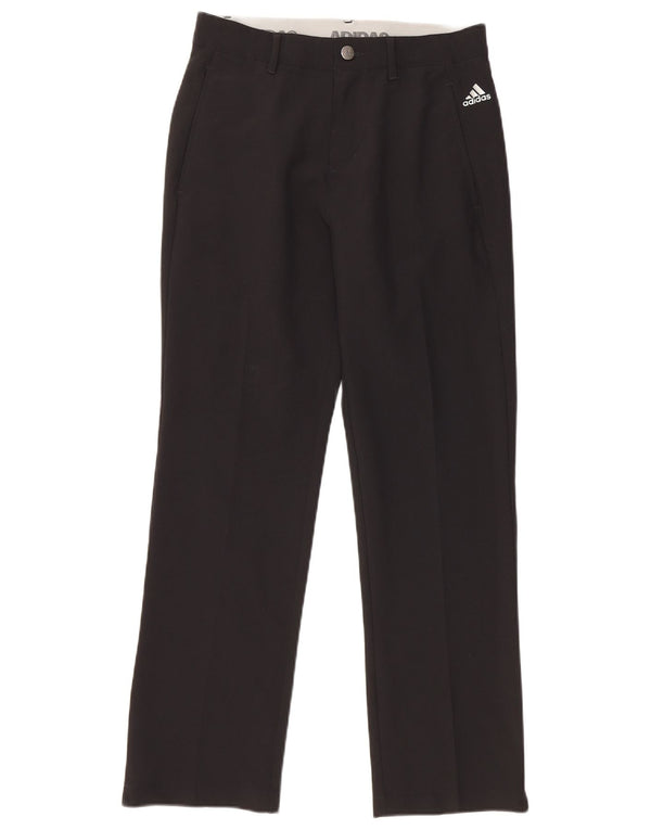 Calças Chino Retas Adidas Meninos 11-12 Anos W28 L27 Poliéster Preto