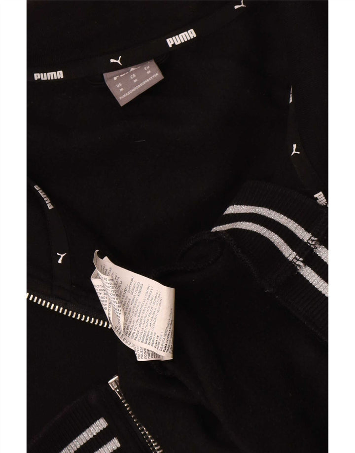 Puma Mens Tracksuit Top Jacket Médio Algodão Preto