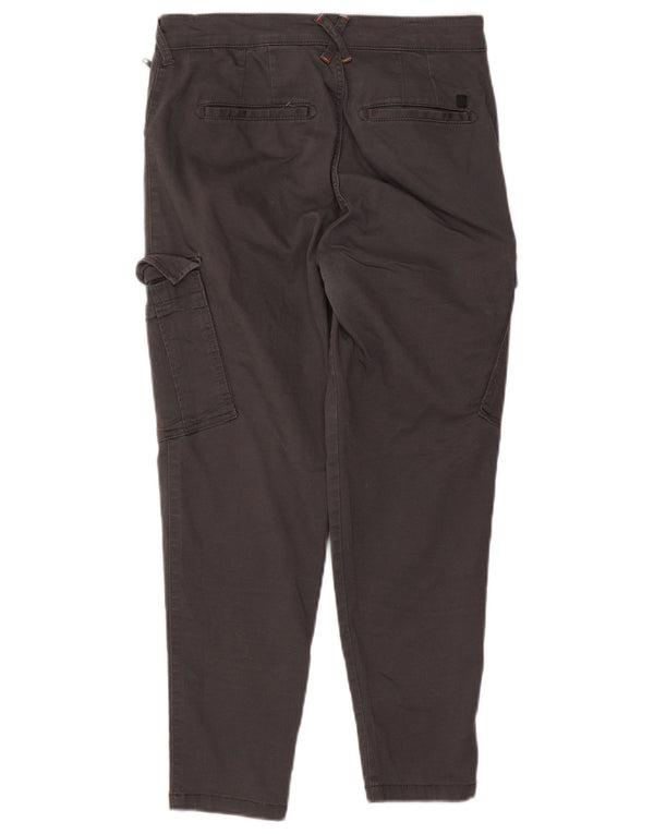 Calça cargo masculina cônica Jack & Jones W30 L26 algodão cinza