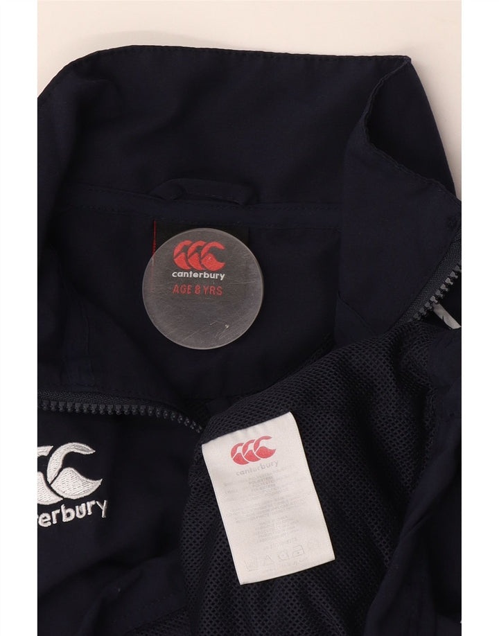Jaqueta de chuva Canterbury Boys 7-8 anos azul marinho poliéster