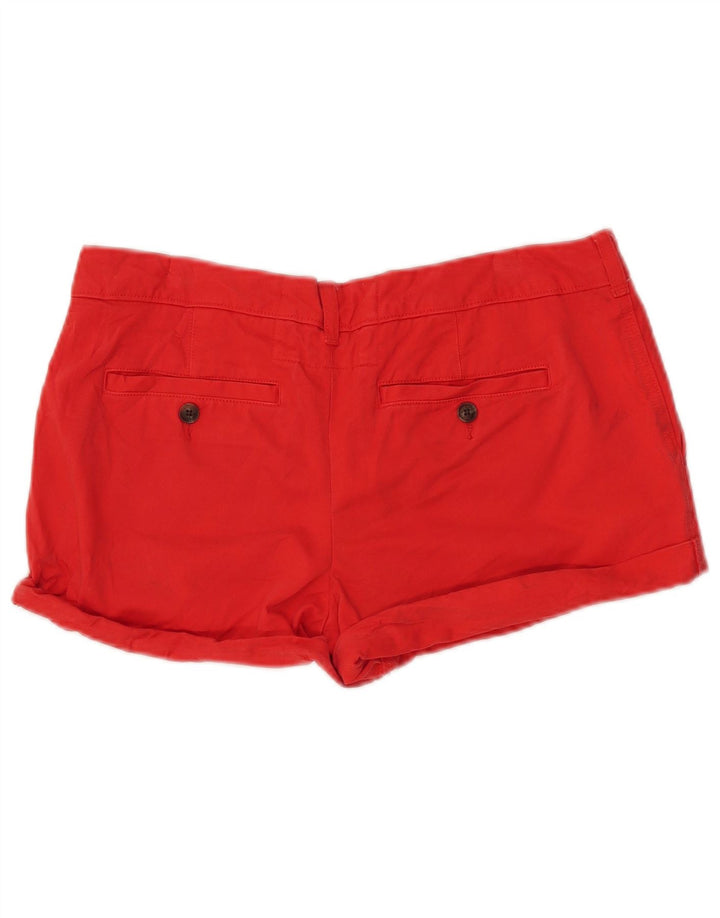 Shorts Chino Feminino Jack Wills Reino Unido 12 Médio W32 Vermelho