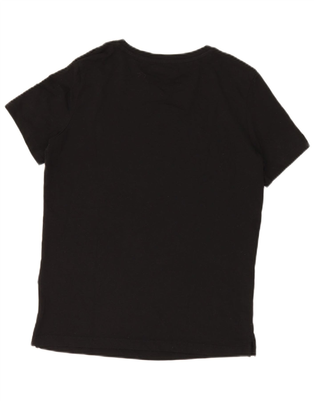 Camiseta feminina Guess com estampa gráfica UK 14 algodão preto médio