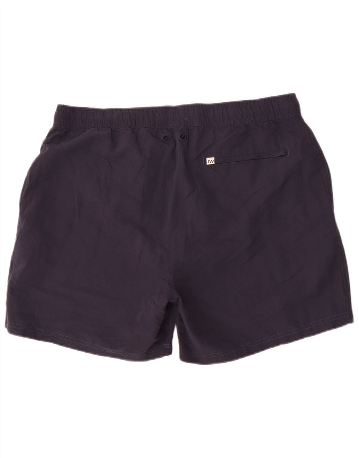 Shorts de natação masculino Jack Wills XL azul marinho poliéster