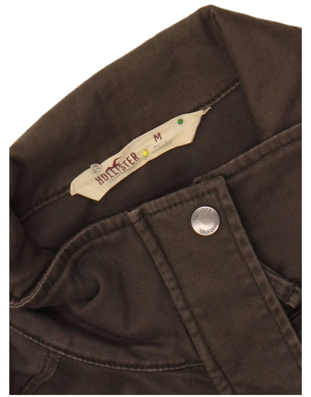 Jaqueta utilitária feminina HOLLISTER UK 14 marrom médio