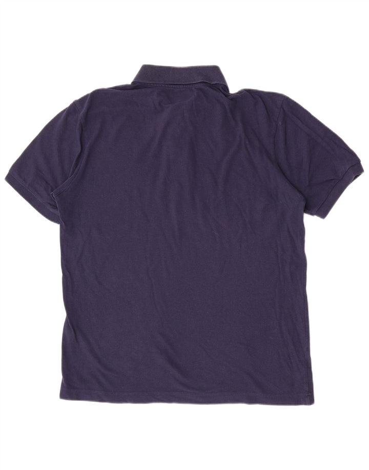 Camisa polo masculina Kappa grande algodão azul marinho
