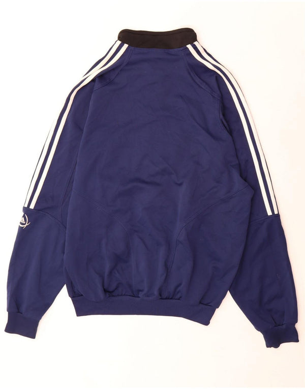 Adidas Mens Tracksuit Top Jacket UK 44/46 Grande Azul Marinho Colorblock