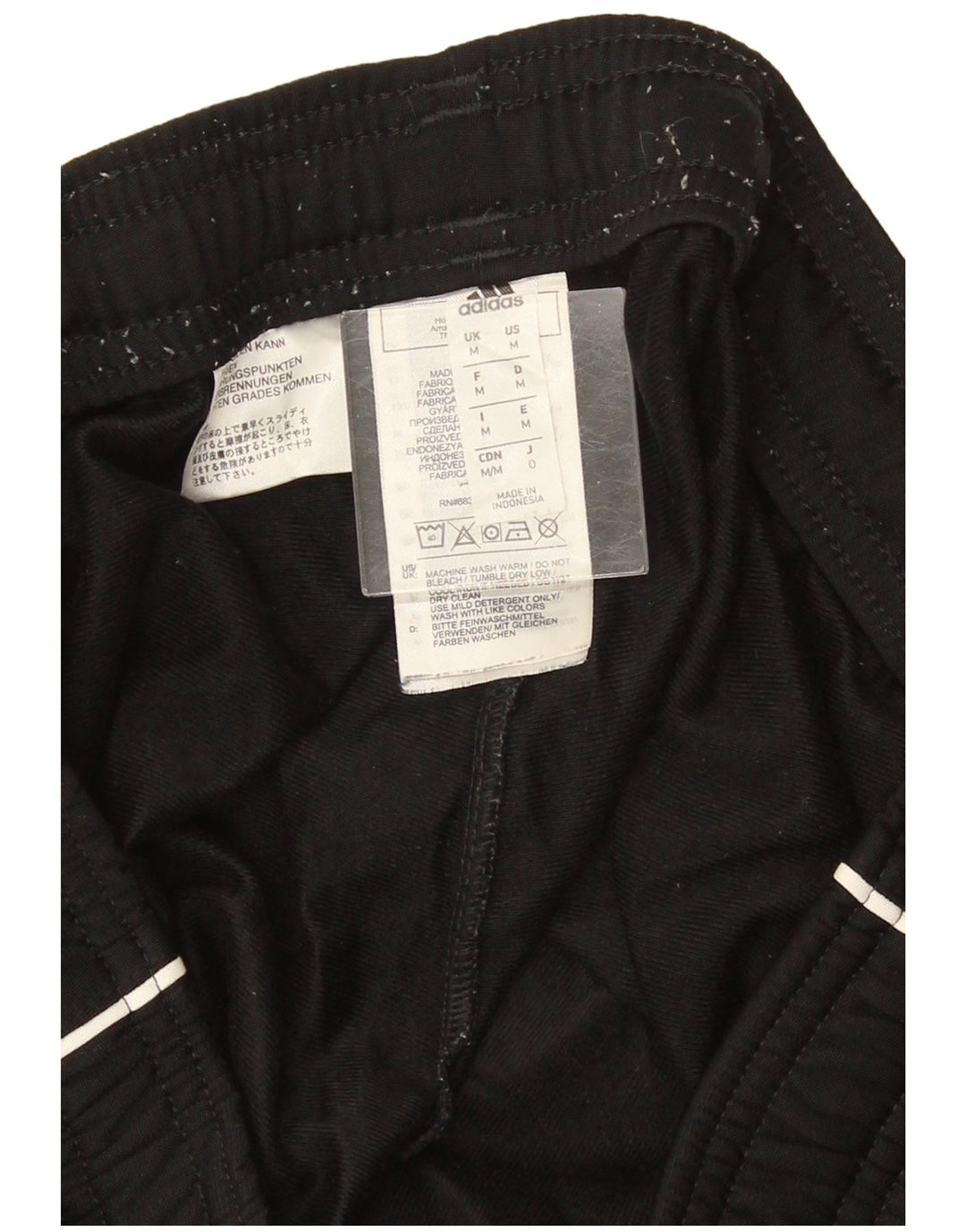 Adidas Mens Treino Calças Joggers Médio Poliéster Preto