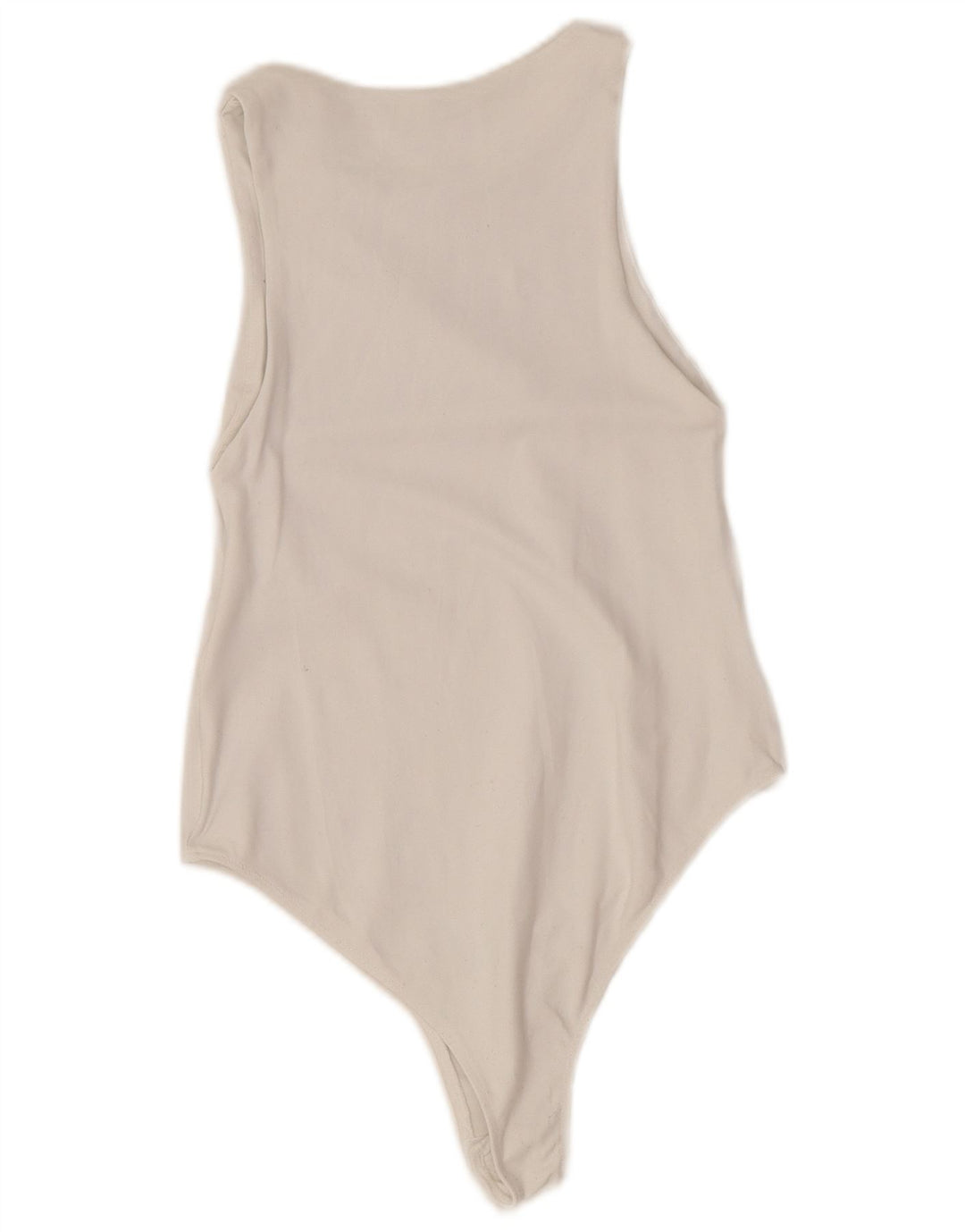 Macacão feminino sem mangas Zara UK 12 médio branco