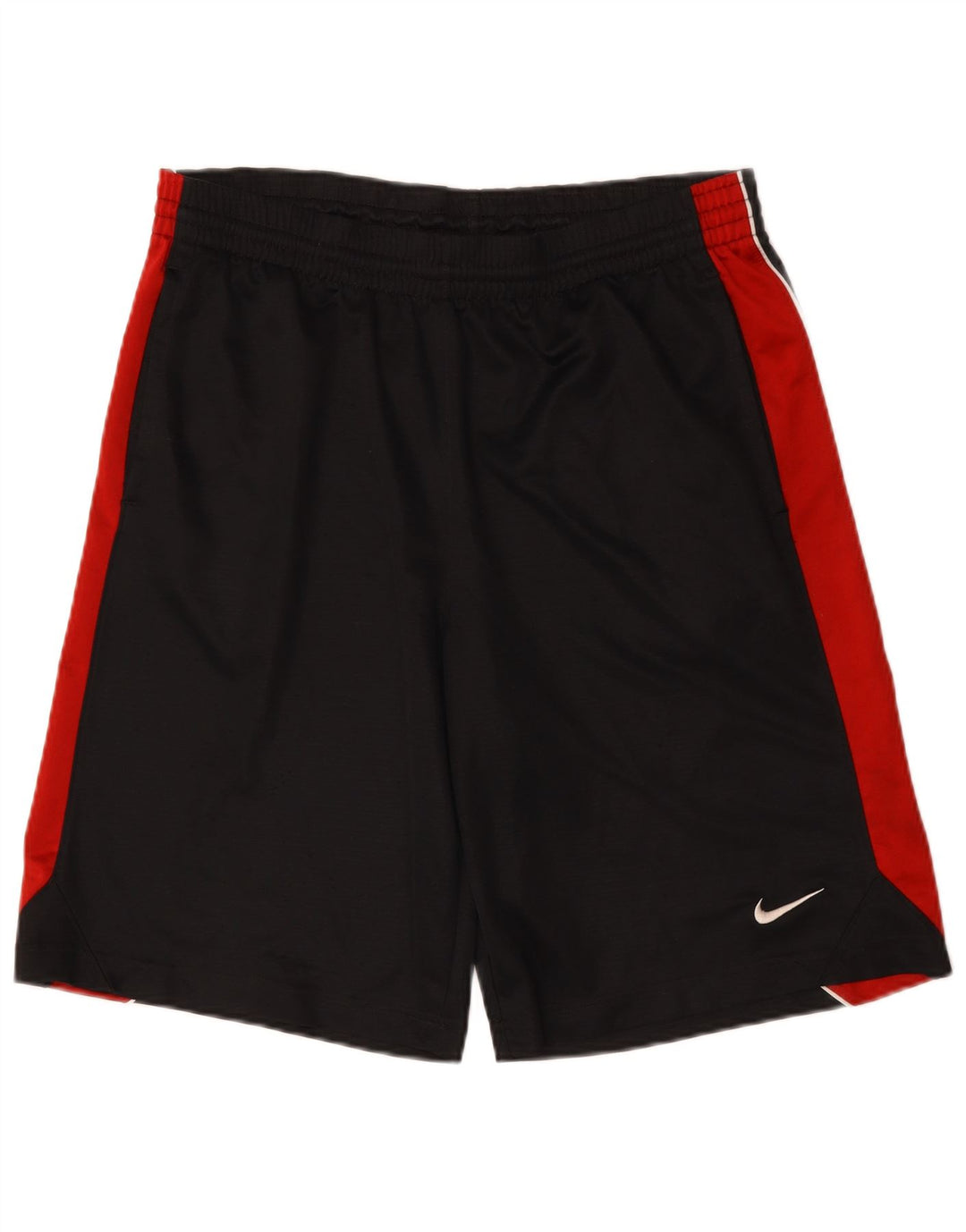 Shorts esportivos masculinos NIKE grande poliéster colorblock preto
