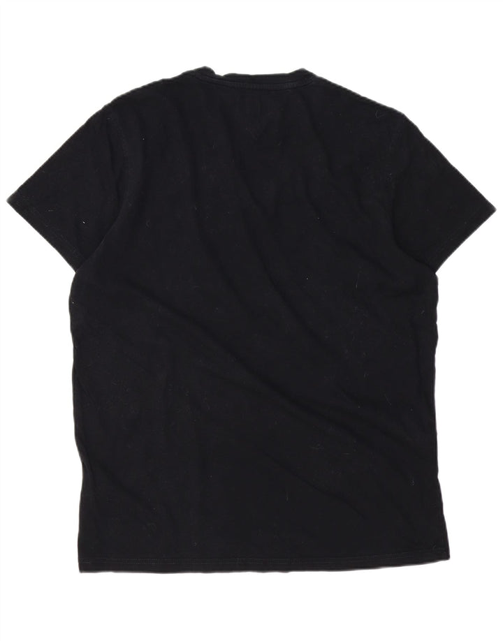 Camiseta masculina Tommy Hilfiger Top 2XL algodão preto
