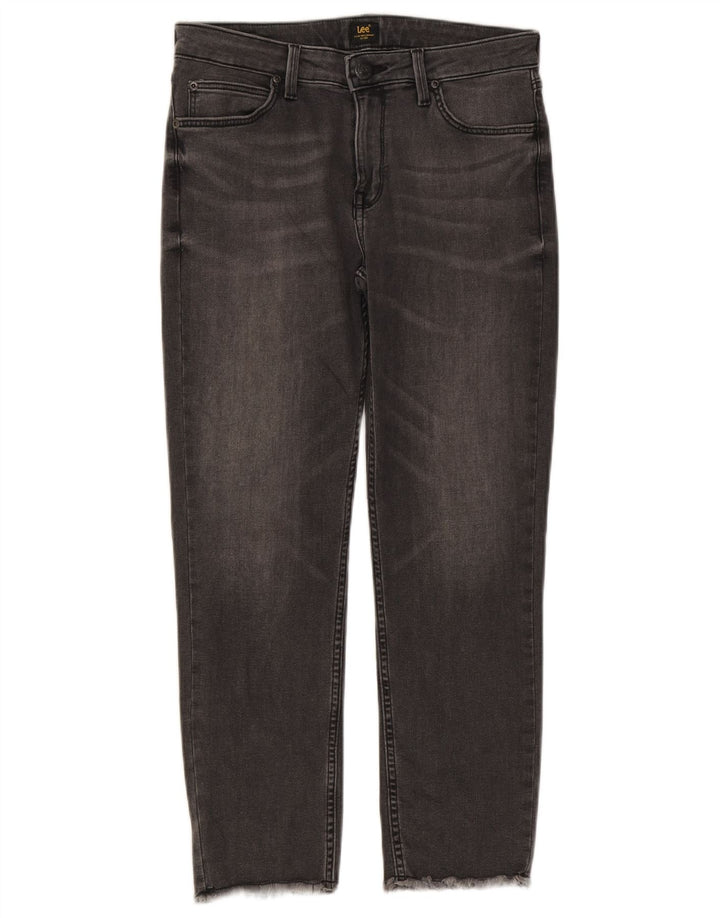 Lee Womens Elly Slim Jeans W29 L24 Algodão Cinza