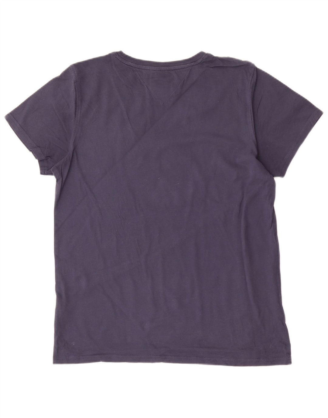 Camiseta masculina Tommy Hilfiger Top médio algodão azul marinho