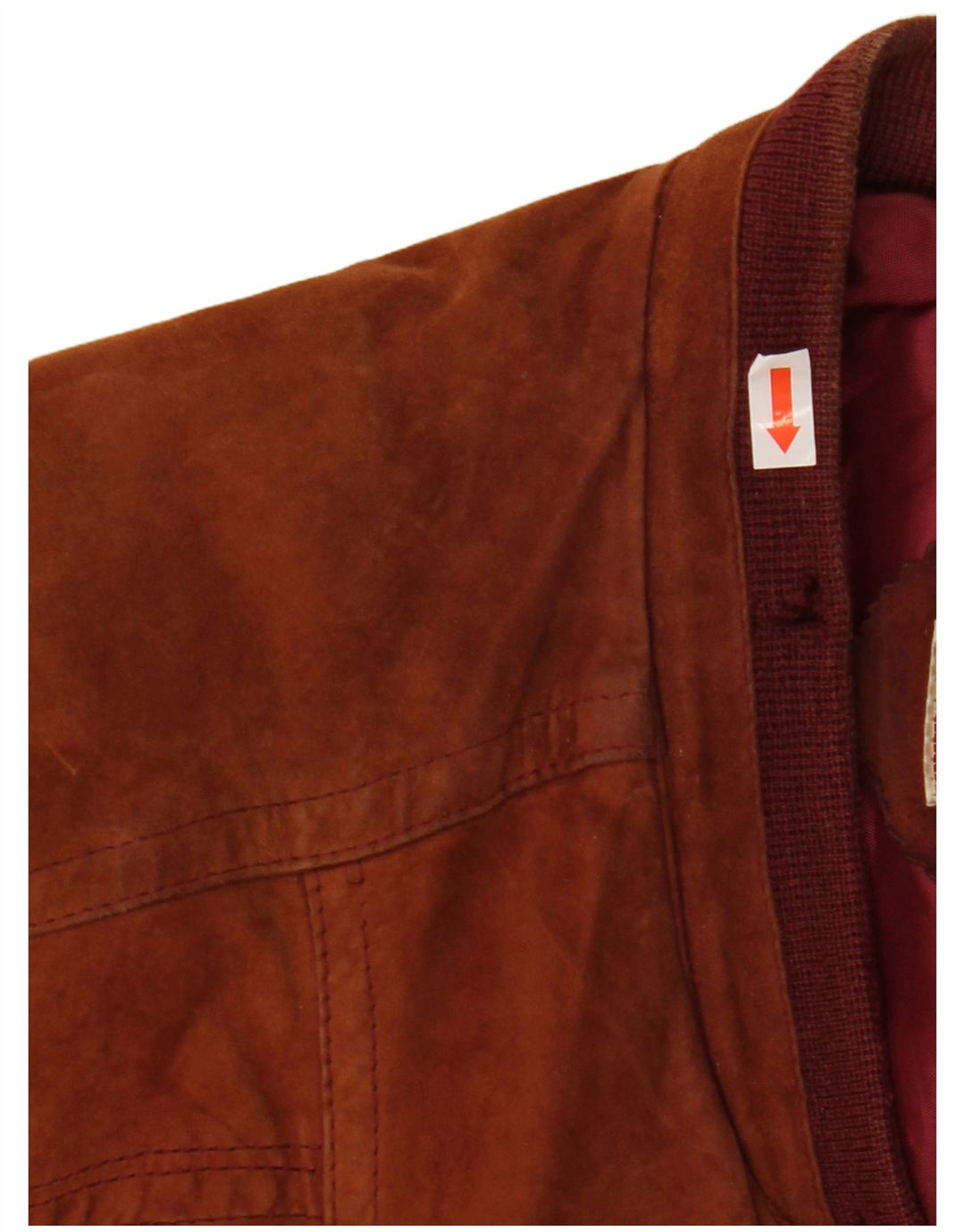 Jaqueta bomber masculina de camurça solta GIACCOMO LARUSSO IT 50 grande marrom