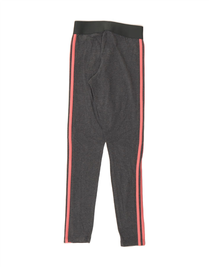 ADIDAS Womens Leggings UK 4/6 XS  Grey Cotton Vintage Adidas and Second-Hand Adidas from Messina Hembry 