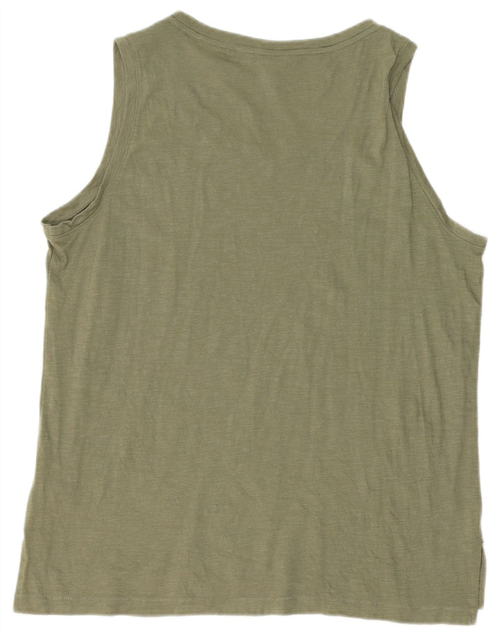 Colete masculino NAUTICA Top grande de algodão cáqui