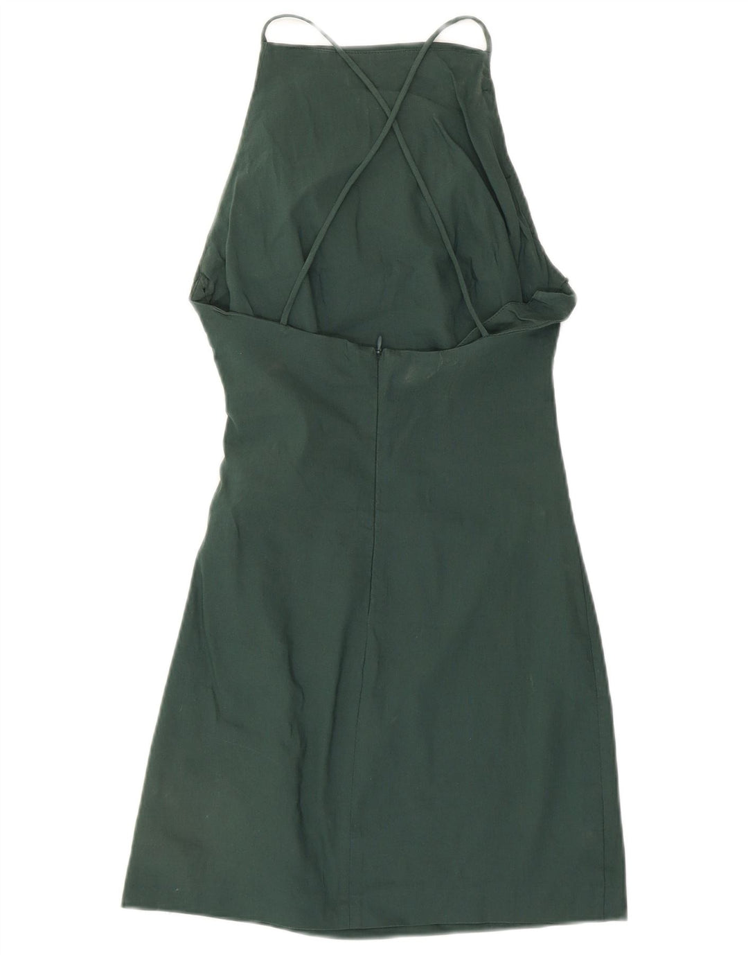 Vestido bodycon feminino Zara Reino Unido 8 pequeno verde