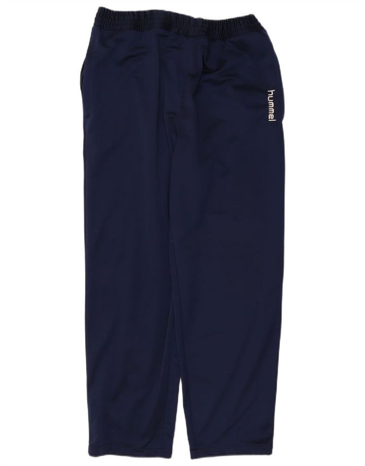 Calça de treino masculina Hummel XL azul marinho poliéster