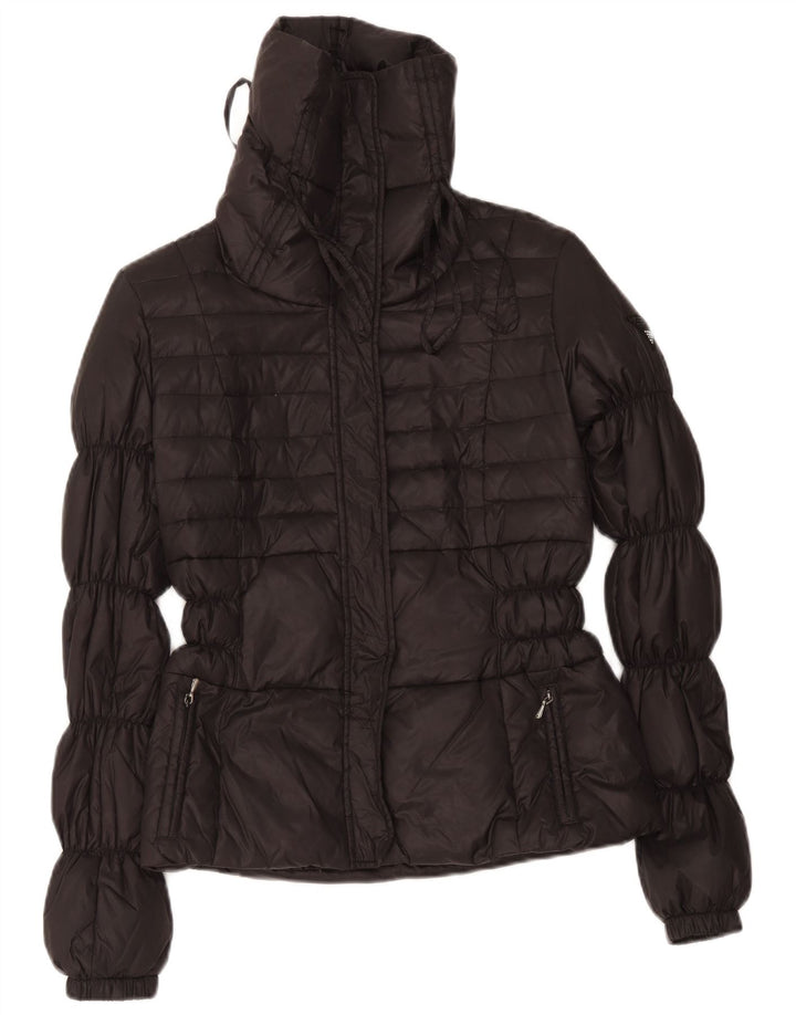 Jaqueta acolchoada feminina Guess UK 14 nylon preto médio