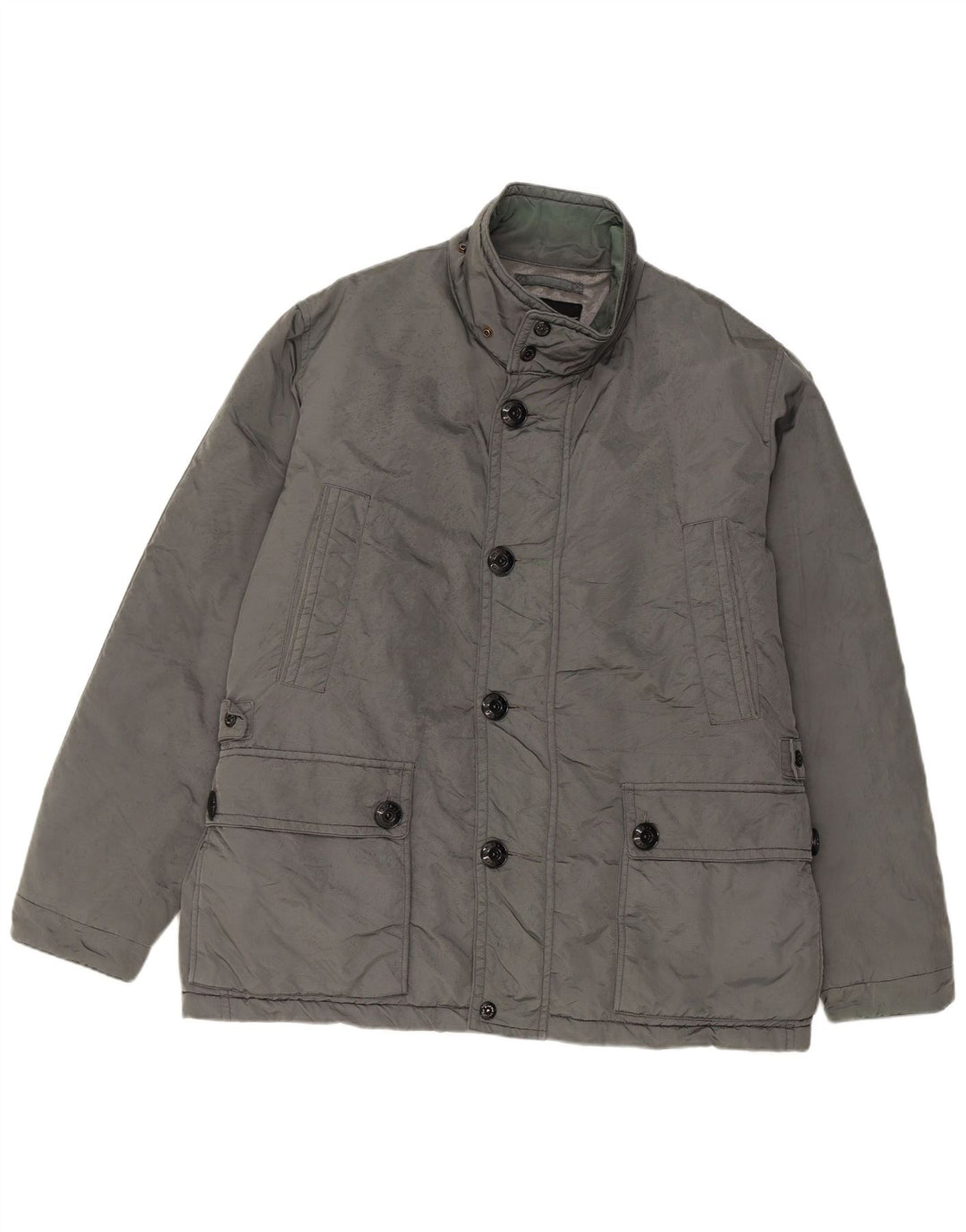 Jaqueta acolchoada masculina Marina Yachting IT 56 3XL cinza nylon