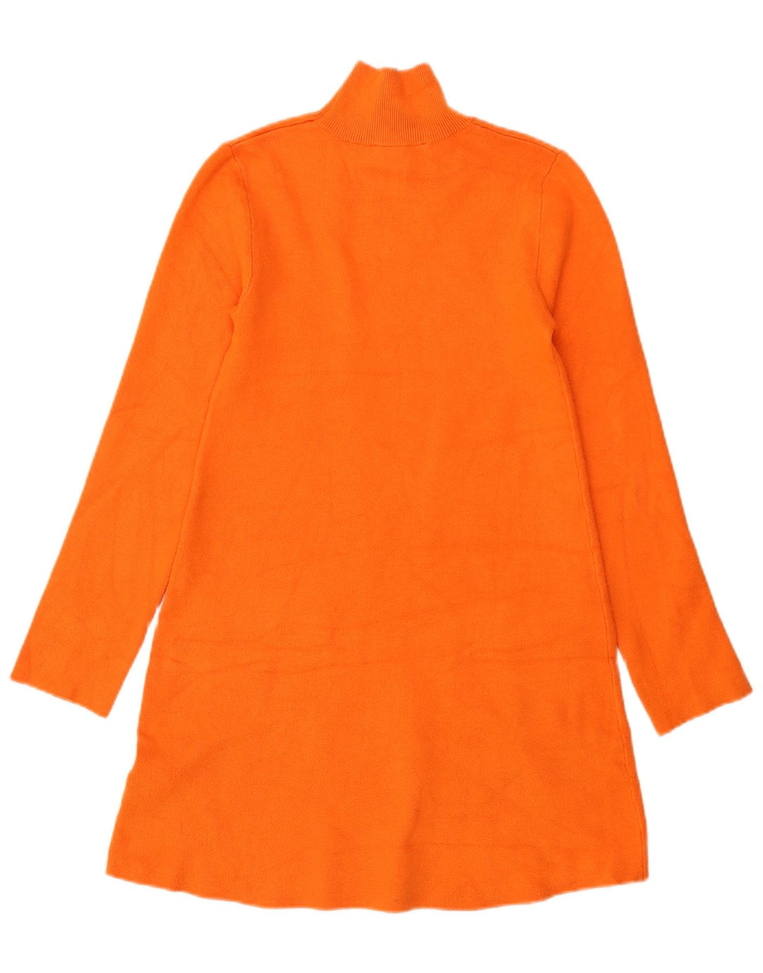 Vestido Jumper Feminino Zara Reino Unido 8 Pequeno Laranja
