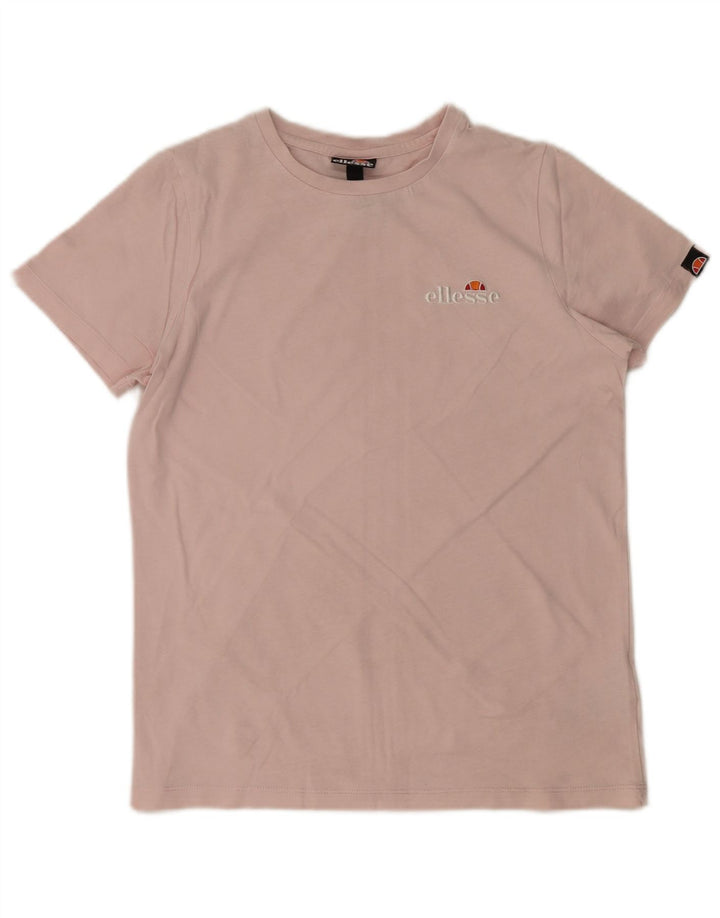 Camiseta feminina ELLESSE 13-14 anos algodão rosa