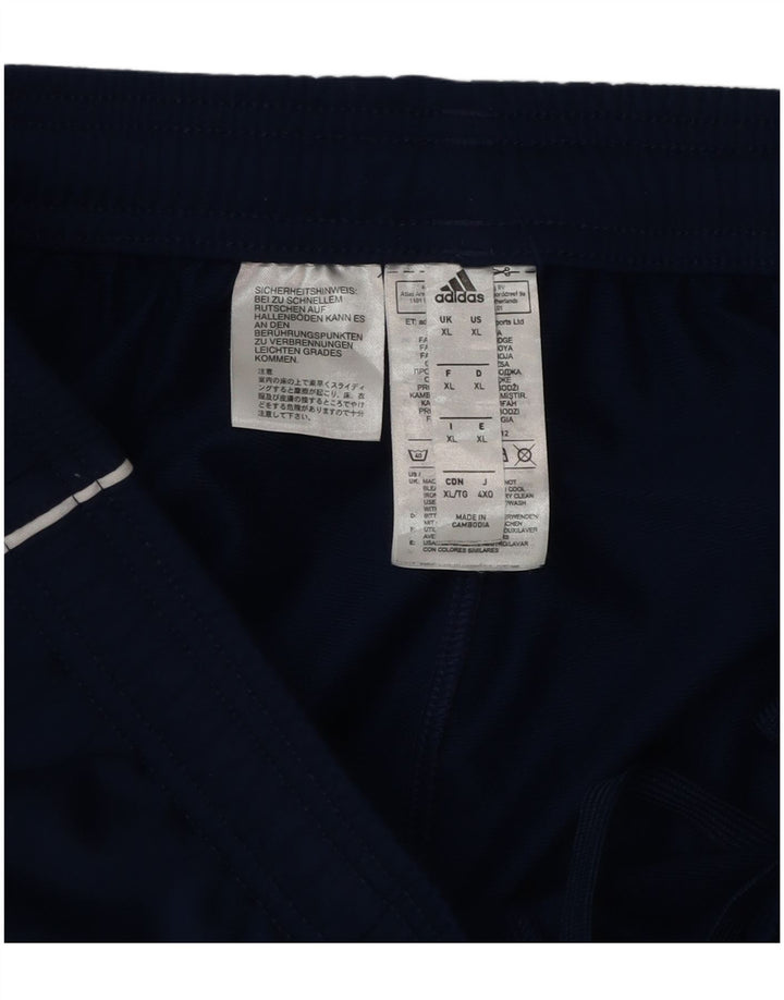 Calça de treino masculina Adidas Joggers XL azul marinho poliéster