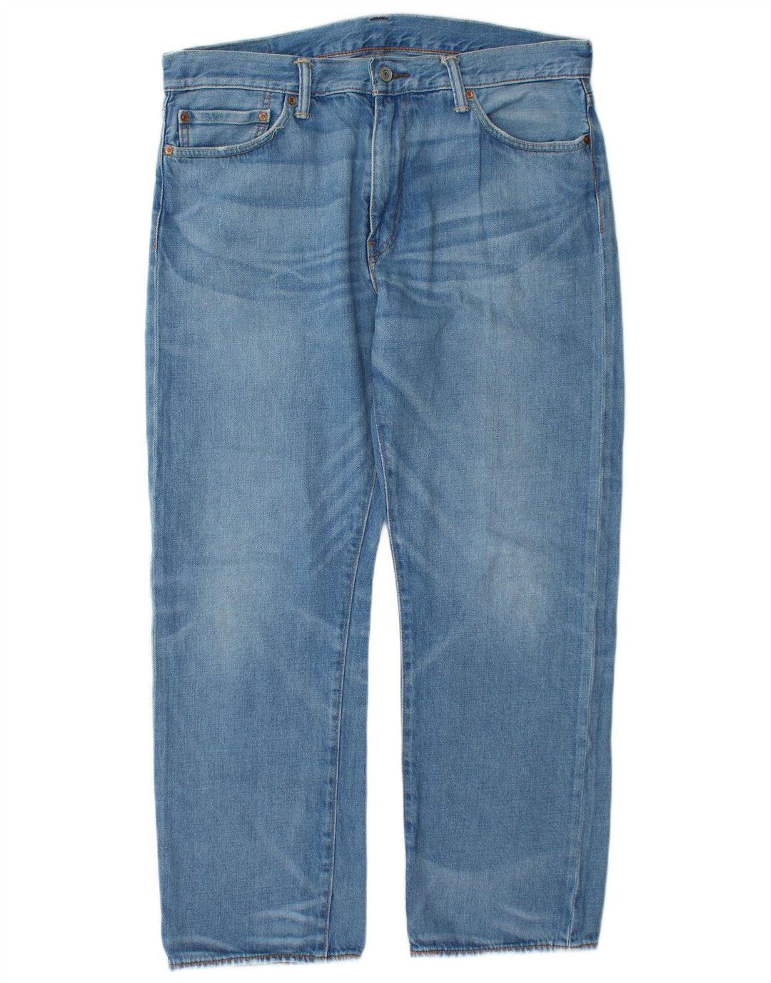 Levi's Masculino 504 Straight Jeans W36 L30 Azul Algodão