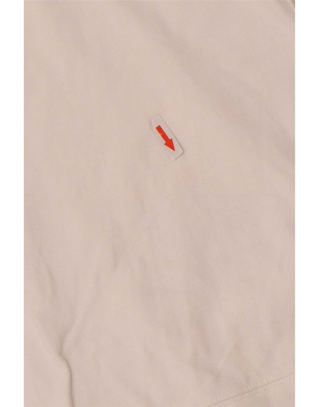 Calvin Klein Jeans Feminino Top Manga Longa UK 10 Pequeno Branco