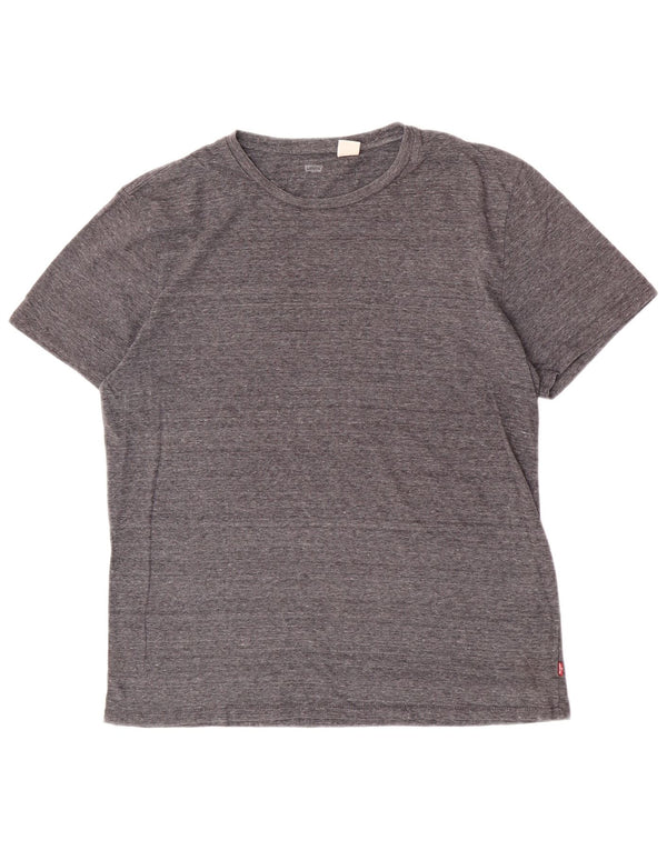 Camiseta feminina Levi's UK 16 grande cinza manchada