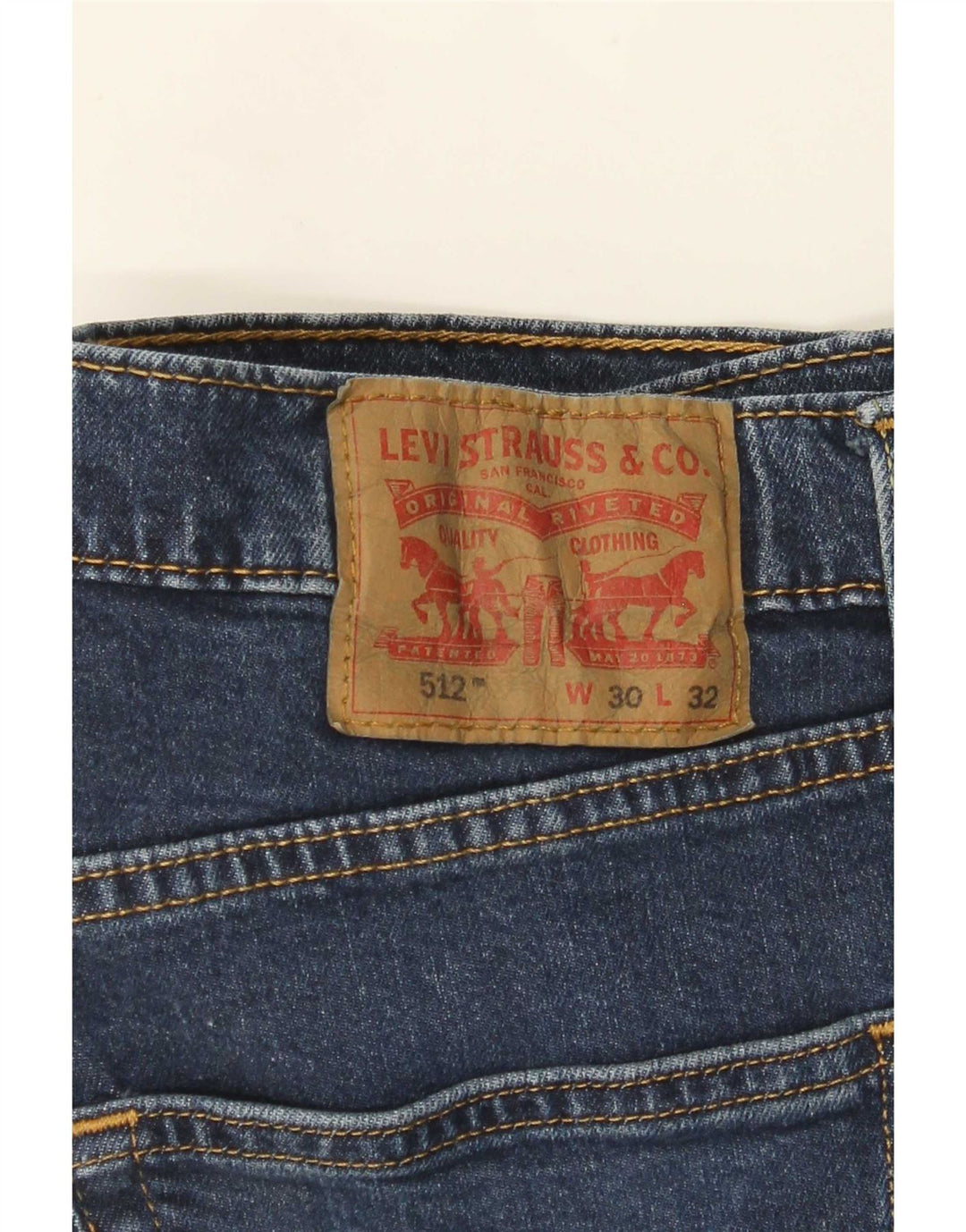 Levi's Masculino 512 Slim Tapered Jeans W30 L29 Azul