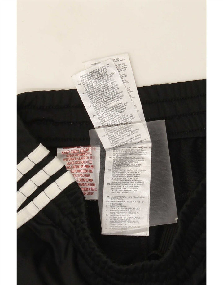 Calças de treino Adidas meninos 9-10 anos poliéster preto