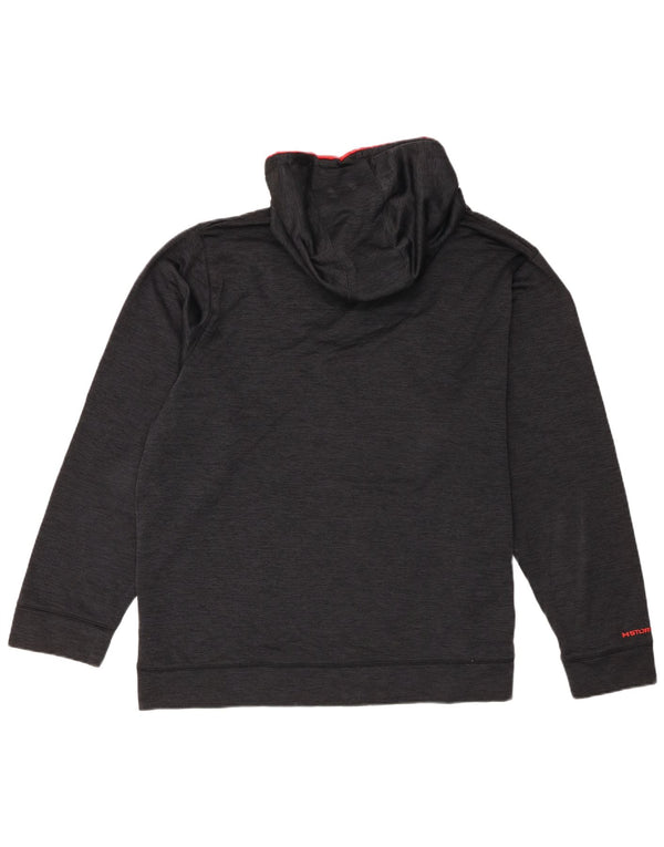 Under Armour Mens Graphic Loose Fit moletom com capuz 2XL azul marinho manchado