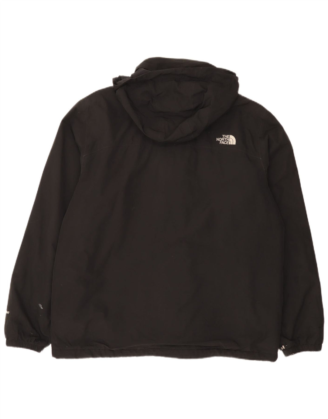 Jaqueta corta-vento masculina com capuz The North Face Reino Unido 40 grande poliéster preto