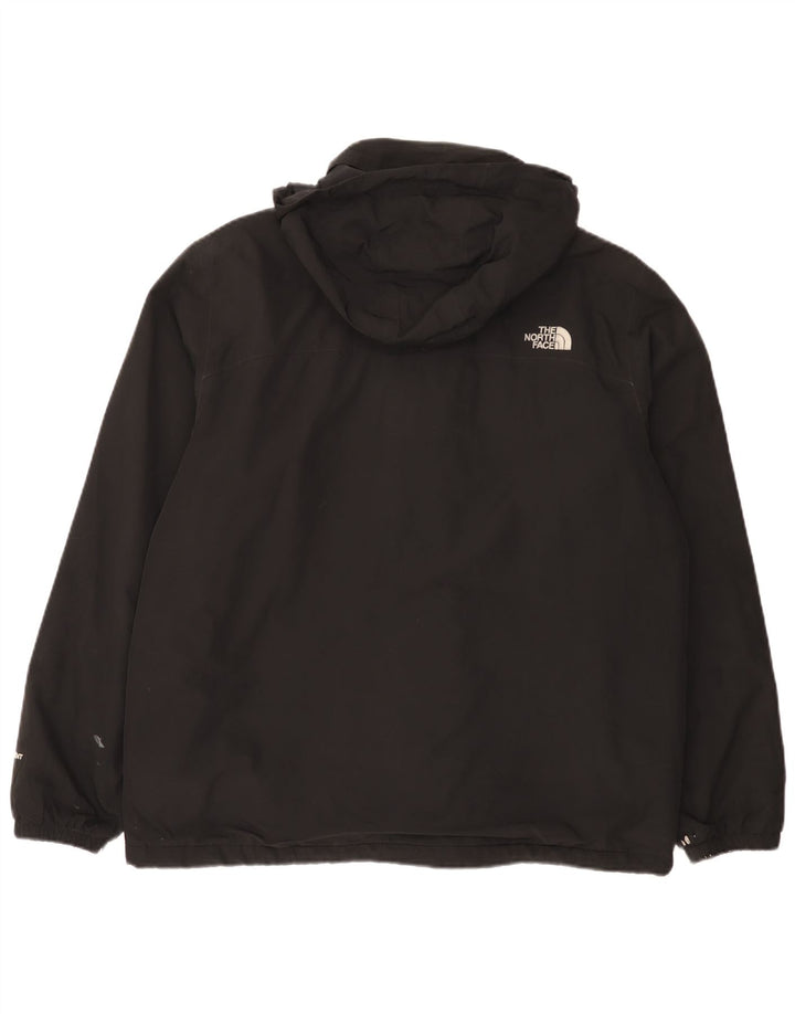 Jaqueta corta-vento masculina com capuz The North Face Reino Unido 40 grande poliéster preto