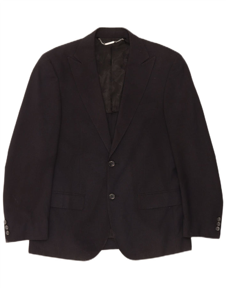 Jaqueta Blazer Masculina Guess By Marciano IT 48 Riscas Azul Marinho Médio