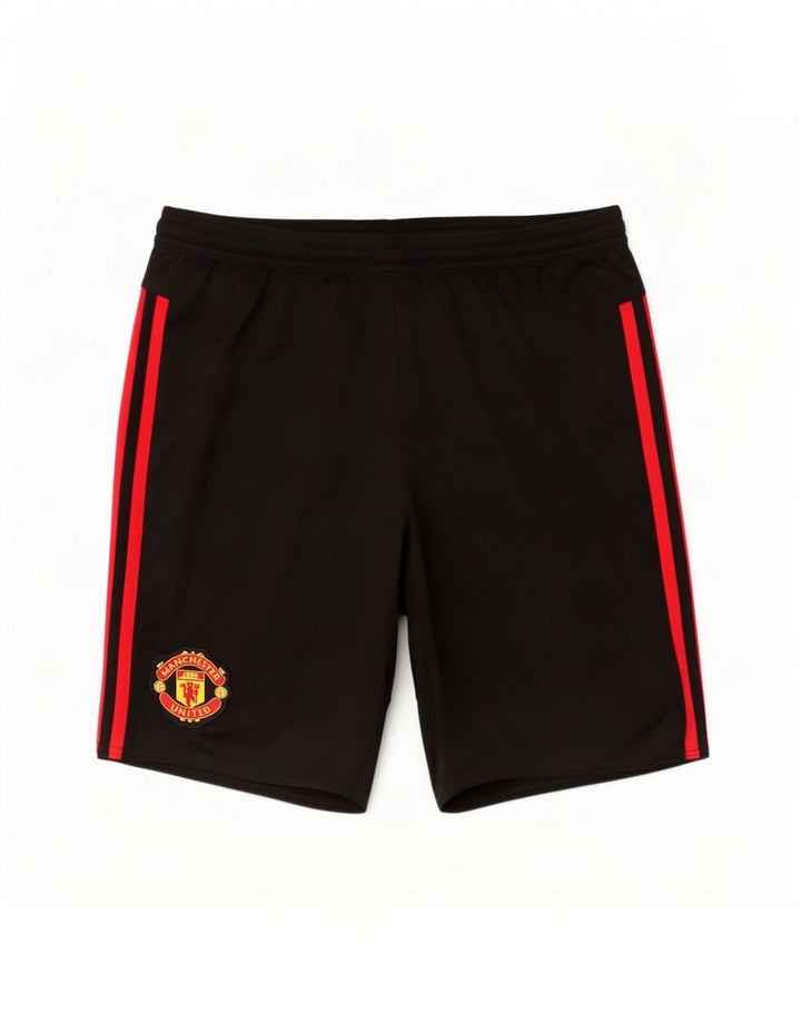 Adidas Mens Manchester United Sport Shorts Médio Preto Poliéster