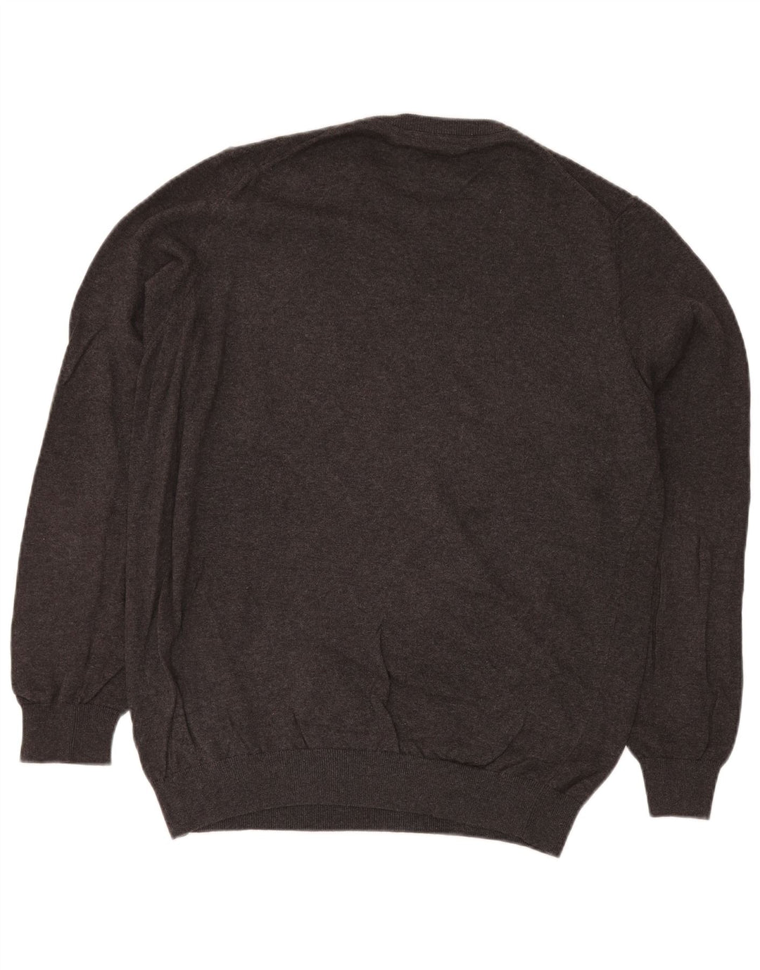 Suéter masculino BARBOUR com gola redonda, grande algodão cinza