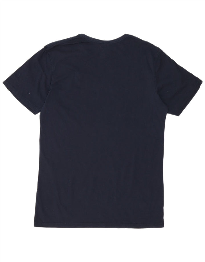 Camiseta masculina Quiksilver Regular Fit gráfica grande azul marinho