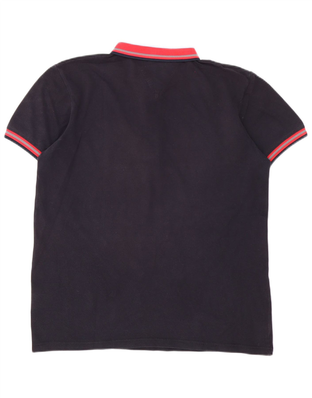 Camisa polo masculina Jeckerson médio azul marinho colorblock algodão