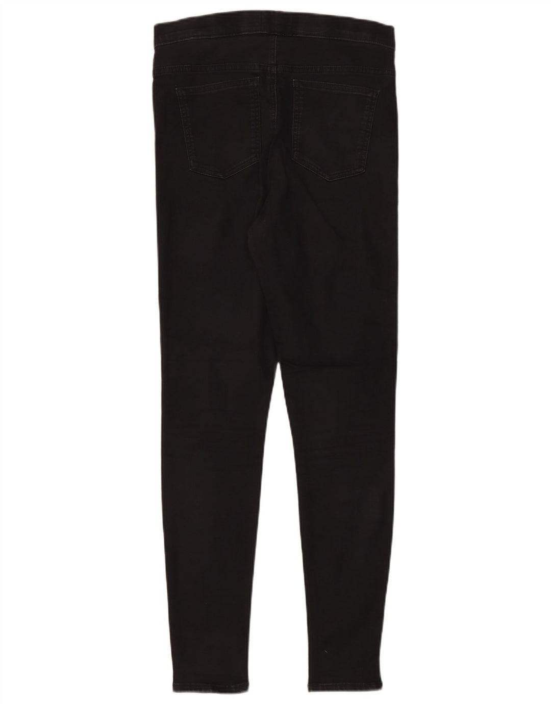 Calça jeans feminina Marks & Spencer UK 12 médio W30 L30 algodão preto