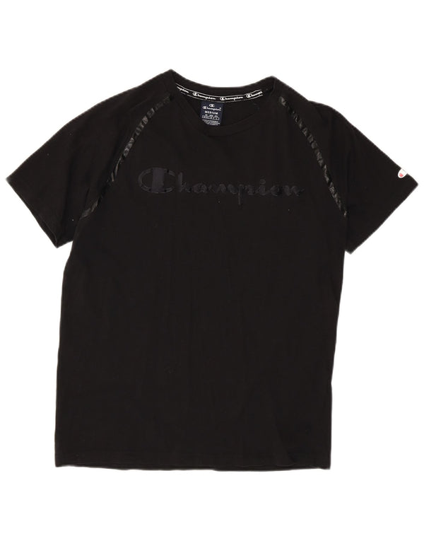Camiseta feminina estampada Champion UK 14 médio preto