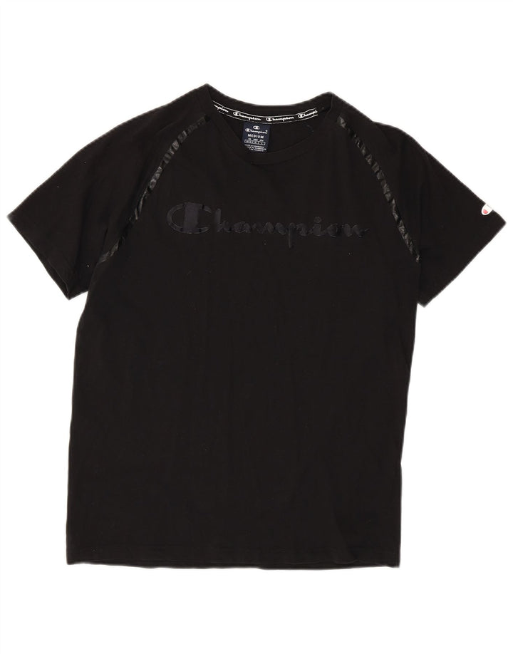 Camiseta feminina estampada Champion UK 14 médio preto