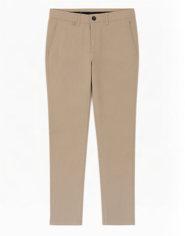 Zara Mens Slim Chino Calças EU 36 XS W29 L29 Poliéster Bege