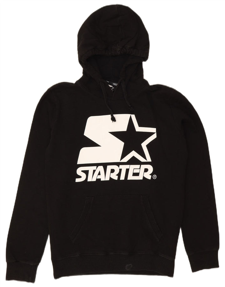 Jumper com capuz gráfico masculino Starter médio preto