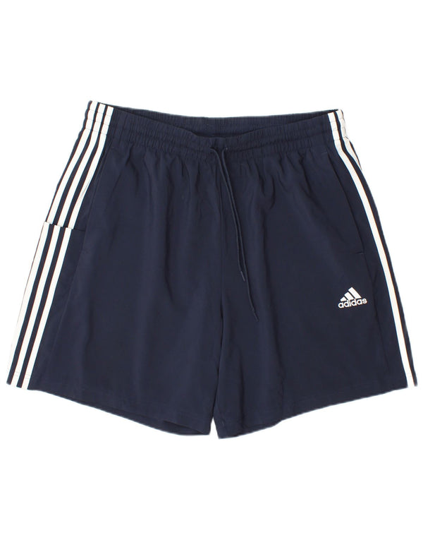 Shorts esportivos masculinos Adidas XL azul marinho